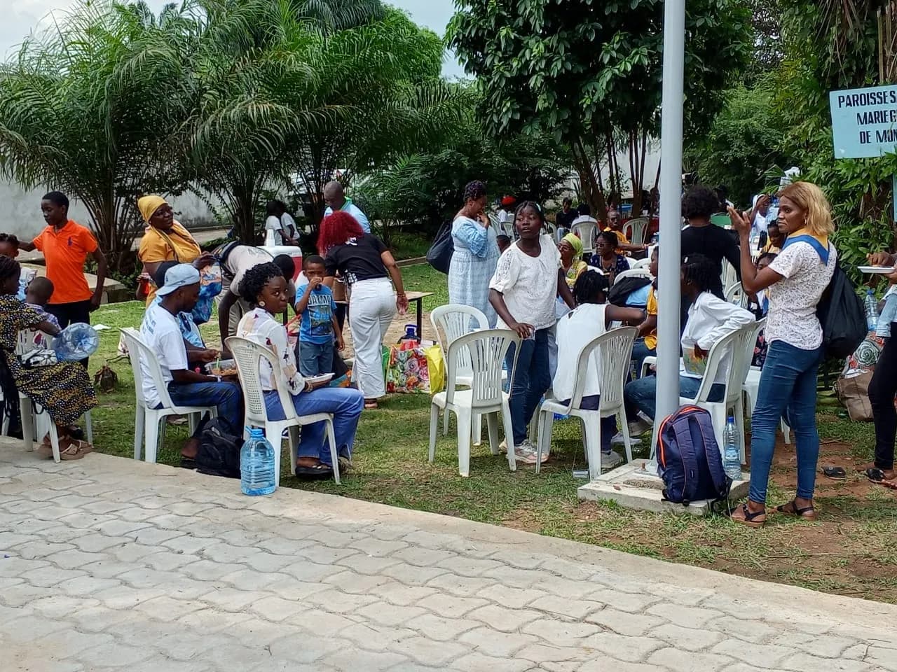 Événement paroissial en plein air