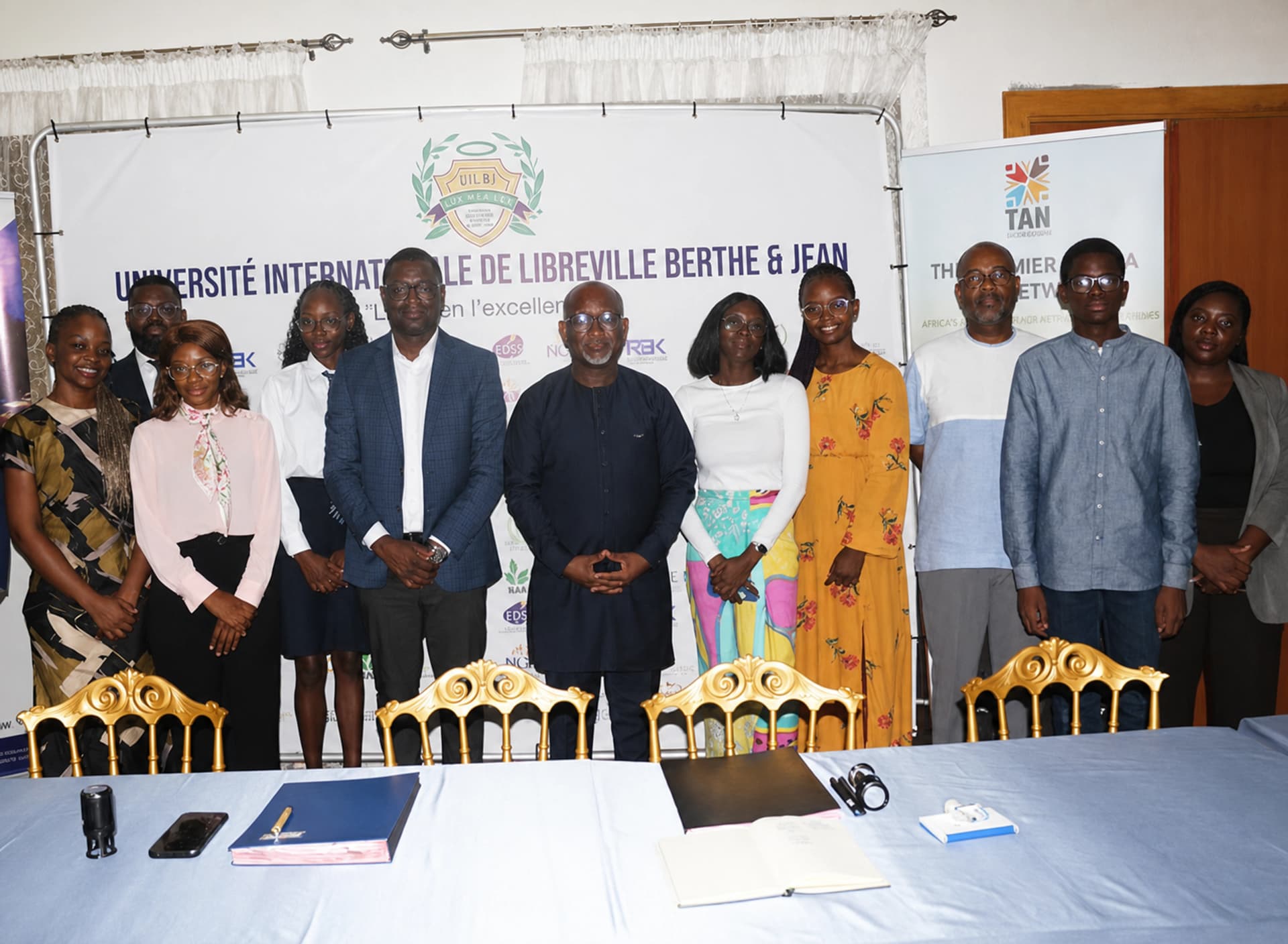 Participants au concours IDEA 2 IMPACT sur le campus de l’UIL-BJ