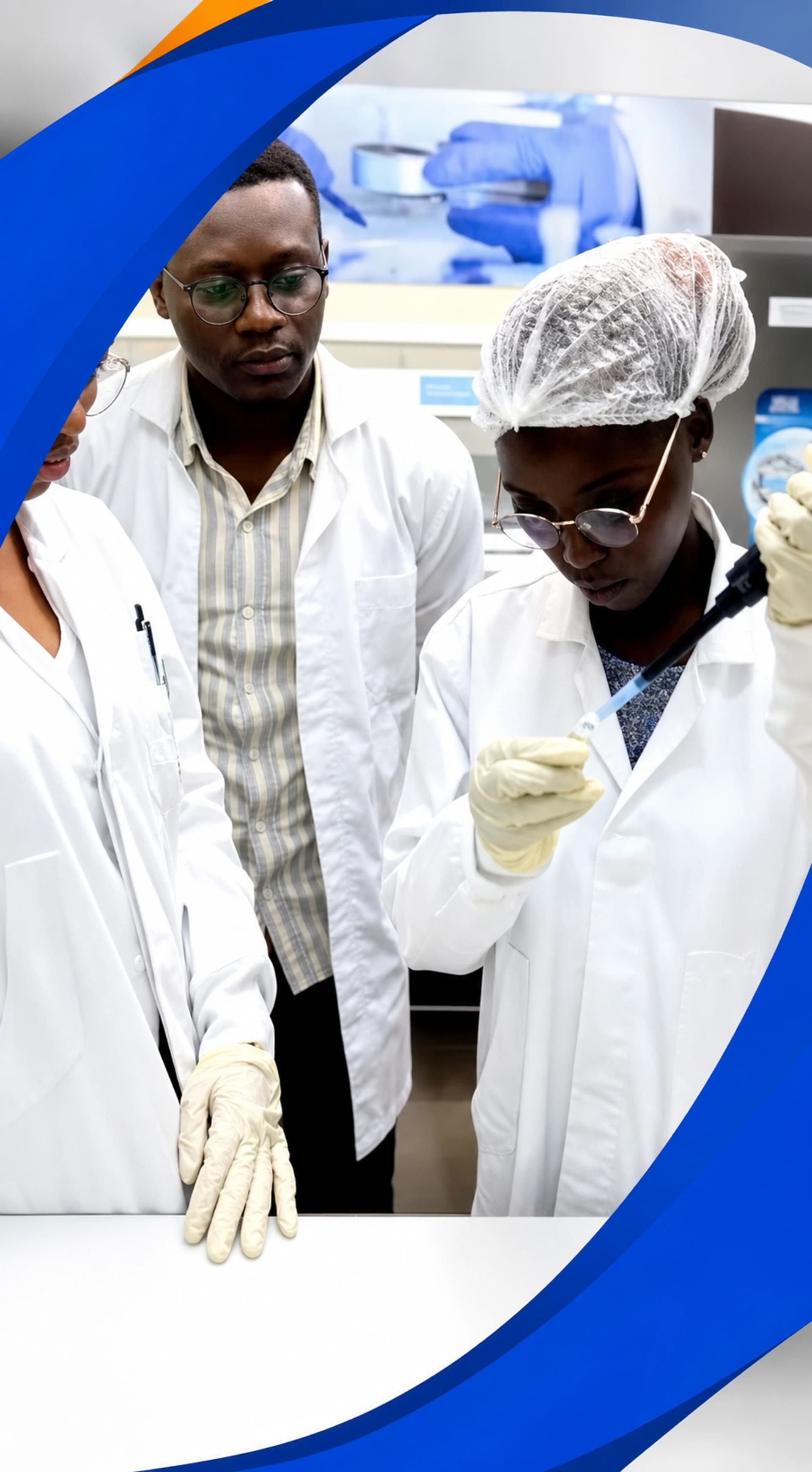 Photographie de laboratoire figurant dans le prospectus IRBK UIL-BJ
