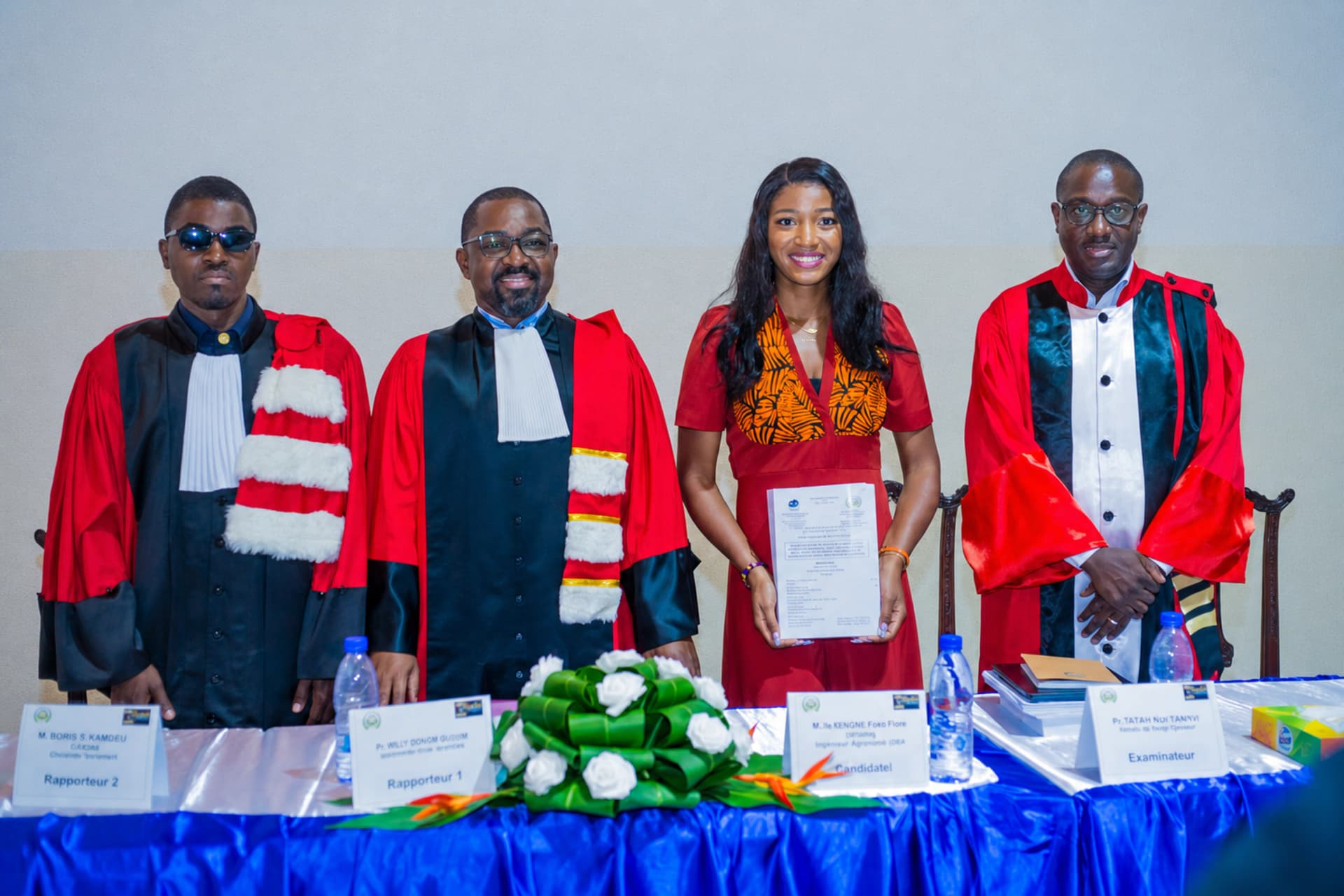 La Dre Ondo Catherine Patricia rejoint la première génération de docteurs de l’université